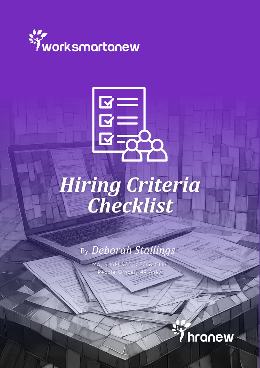 Hiring Criteria Checklist Cover